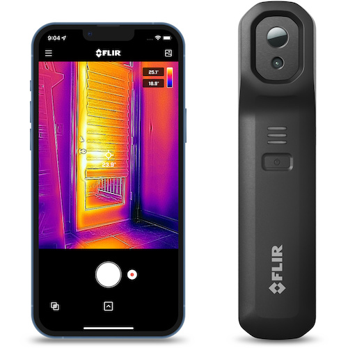 智能手机/平板电脑的Flir无线热摄影相机Flir One Edge
热成像仪 11001-0101