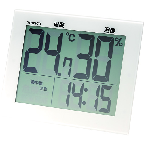 ＴＲＵＳＣＯ　大画面温湿度计　
Big Tehrmometer and Hyrometer BTH-220