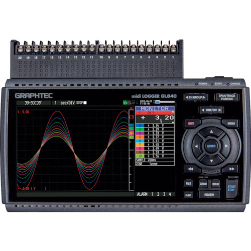 [停产] Yamato GraphTech Midi Logger GL840-WV绝缘多通道的多通道高压仪高压/高精度模型 GL840-WV
