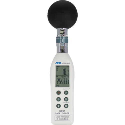 A＆D黑球热程索引数据记录器AD-5695DLB
WBGT监视器 AD-5695DLB