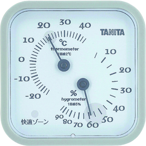 ＴＡＮＩＴＡ　温湿度计　ＴＴ５５７ＧＹ TT-557-GY
