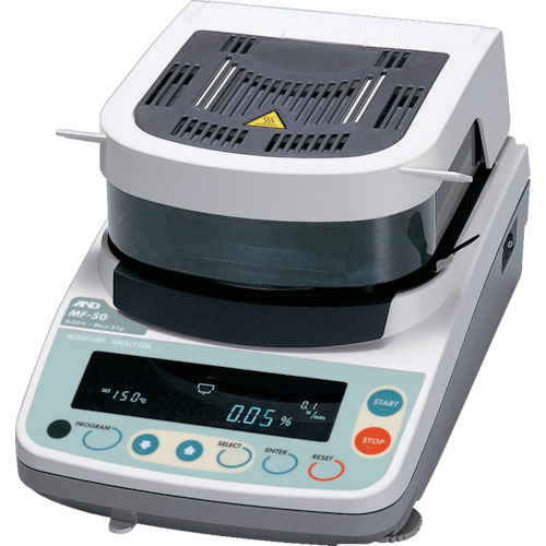 Ａ＆Ｄ　加热干燥式水分计　 小质量表示０．００２ｇ　
Moisture Analyzer MF-50