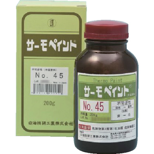 Nichio Giken Thermo油漆不可逆的440度
热油漆 NO44