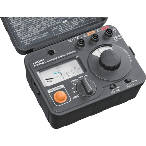 [廃番]ＨＩＯＫＩ　接地抵抗计　ＦＴ３１５１　成绩表付　
Analog Insulation Resistance Tester FT3151SEISEKITUKI