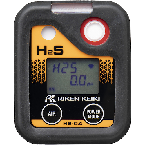 Riken亲自安装的硫化氢计HS-04可充电电池规范
煤气监测器 HS-04(01)