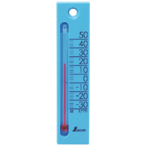 Shinwa温度计Petit Thermo Square Height 120mm蓝色
温度计 48707