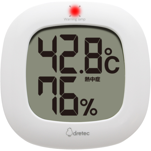 Dretec数字热/湿度计&ldquo; Lumire&rdquo;白色
数字温度计 O-423WT