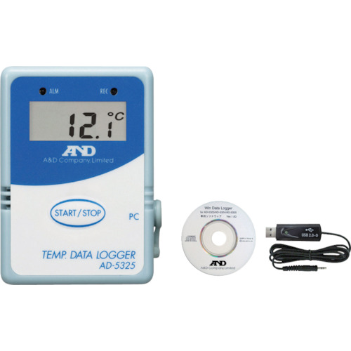 A＆D温度数据记录器8000内存开始集
temp.Data Logger AD5325SET