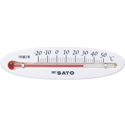 SATO温度计迷 水平（白色）（1034-00）
小温度计模型迷 （白色）水平 1034-00