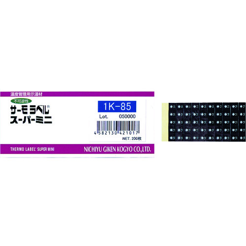 Nichio Giken Thermo标签超级迷 1点显示不可用性45度
Thermo标签Supermini 1K 1K-45