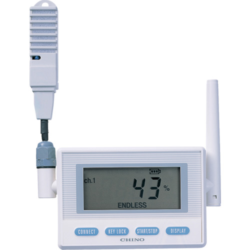 带有监视功能发射器温度和湿度传感器专用电池铅5m
记录器 MD8202-500