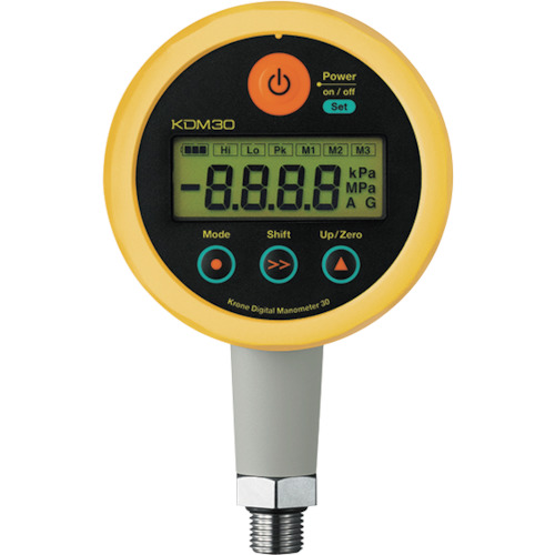 [停产] Krone高精度数字压力表KDM30绝对压力外部电源驱动器（24V）黄色无线输出（蓝牙）
高准确的数字压力计KDM30 KDM30-200KPAA-M-YL-T