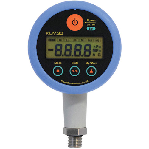 [停产] Krone高精度数字压力表KDM30绝对压力外部功率驱动器（24V）蓝色蜂鸣器
高准确的数字压力计KDM30 KDM30-200KPAA-M-BL-X