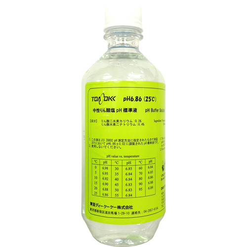 蟾蜍pH 6.86标准解决方案500ml瓶 143F192