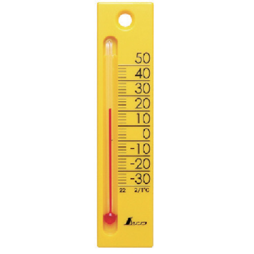 Shinwa温度计Petit Thermo Square Height 120mm黄色
温度计 48706