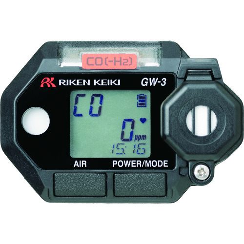 Riken Watch Type（磨损类型）一氧化碳仪GW-3（C-）氢干扰减少规格
便携式气体监视器 GW-3(C-)