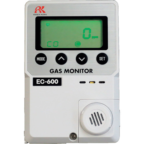 RIKEN简单固定碳一氧化碳仪EC-600遥控传感器（10m）AC 100V规格 EC600-10 00