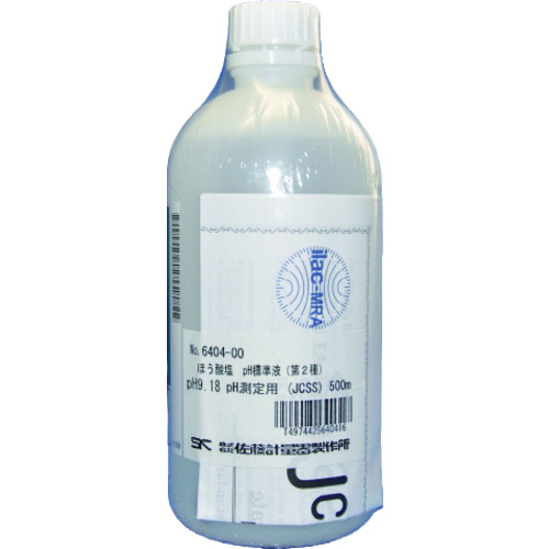 Sato Borate标准解决方案pH表9.18（6404-00）
碳酸盐溶液PH9.18 500ml（JCSS） 6404-00