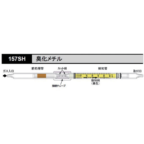 ＡＳ　１５７ＳＨ　検知管 62-0854-05