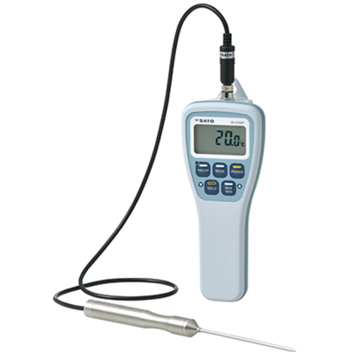 ＡＳ　防水デジタル温度计ＳＫ－２７０ＷＰ校正付 2-7383-11-20