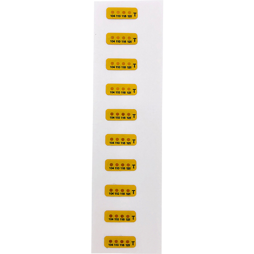 作为热标签不可逆的MN-T 10张 3-8757-04