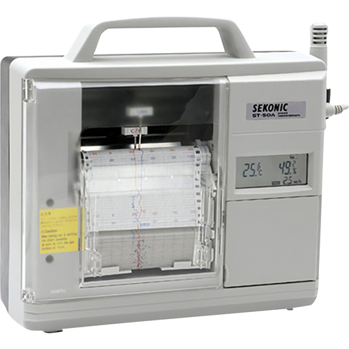 作为温度和湿度记录仪的ST-50M，带有校准证书 5-3046-22-20