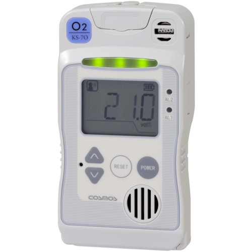 新的宇宙集成氧气检测警报（用于防止氧缺乏）AC 100V端子连接类型
一分型氧指示器和警报 KS-7O(SANKETSU-AC100V)