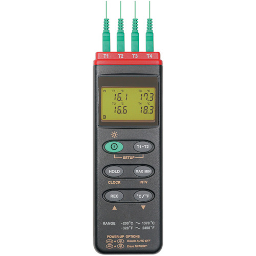 MT数据记录器4通道温度计
温度计 MT-309
