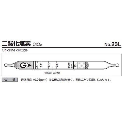 作为[存储时冷藏]检测管23L（10瓶） 9-806-81
