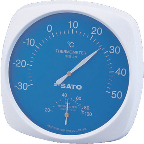 ＡＳ　温湿度计２００ｍｍ 1-624-01