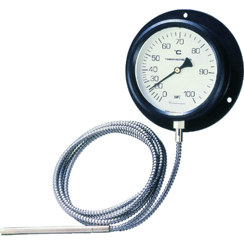 佐藤　隔测式温度计　ＶＢ－１００Ｐ　０～１２０℃　（４３００－１２）　
 Remote Sensing Dial Thermometer Model VB-100P (Stock item) VB-100P-3