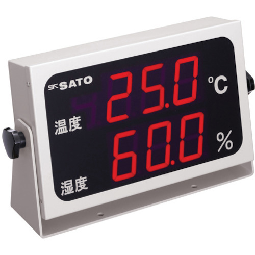 佐藤　温湿度表示器　ＳＫ－Ｍ３５０－ＴＲＨ　（８０９２－５０）　
Temperature/humidity Indicator Model SK-M350-TRH SK-M350-TRH