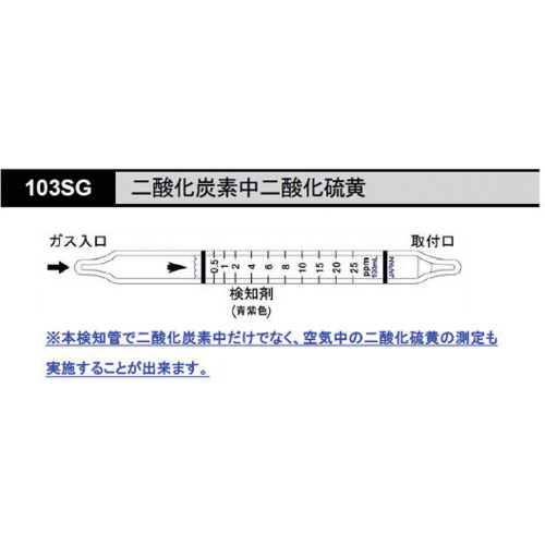 作为检测管103SG（10件） 8-5354-55
