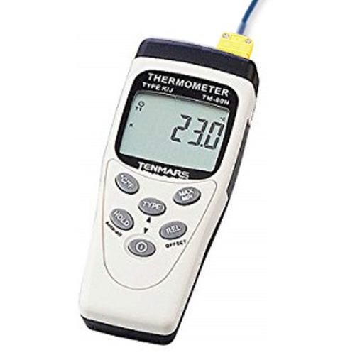 作为数字温度计TM-80N，具有快速列车校准 1-3429-01-23