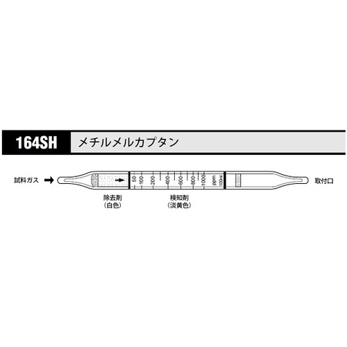 作为气体检测管甲基汞164SH（10瓶） 8-5353-93