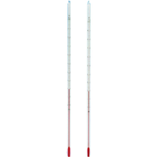 ＴＧＫ　赤液棒状温度计　－５－１０５℃　３００Ｌ 801-53-06-14
