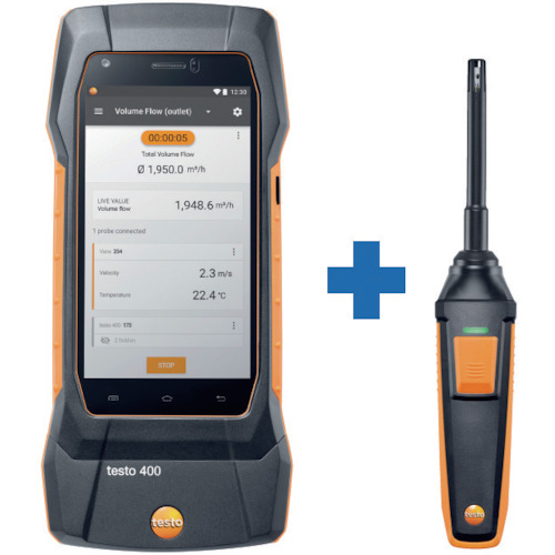 Testo Testo400 +高精度温度和湿度探针
风速计 TD20-400-15