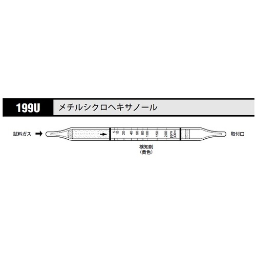作为检测管甲基环己醇199U（10瓶） 8-5353-90