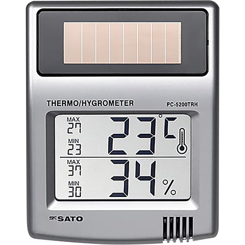 ＡＳ　温湿度计　ＰＣ－５２００ＴＲＨ校正付 8-9547-01-20