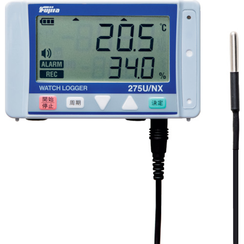 藤田显示温度和湿度数据记录仪（USB类型）
观看记录仪 KT275UNX