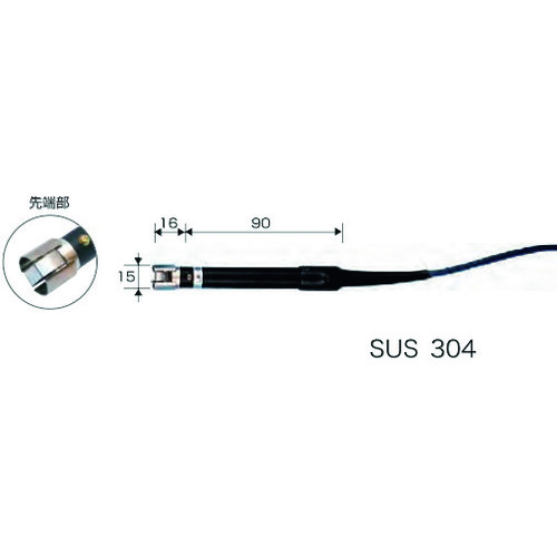 作为用于表面温度测量的传感器探针IK500 1-5522-05