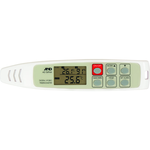 A＆D Heatroke索引监视器便携式AD5694A带有一般（ISO）校准（检查报告 +可追溯性系统）
热湿度计 AD5694A-00A00