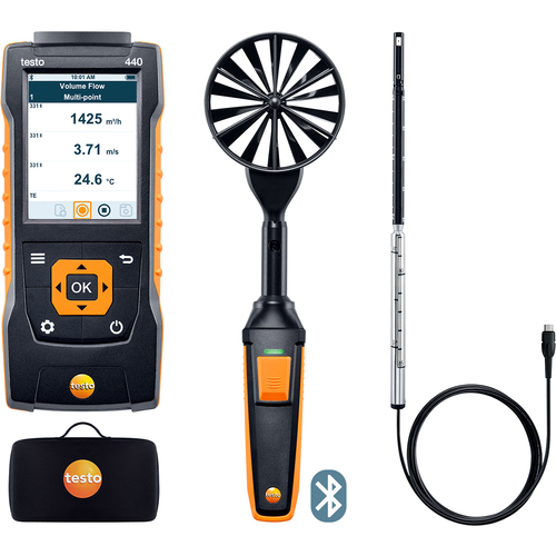 testo热线/叶片型风速计testo 440风速计套件1 0563 4406