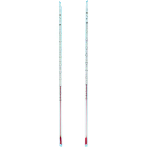 TGK氟树脂涂层温度计红色液体0-50℃ 801-53-06-31