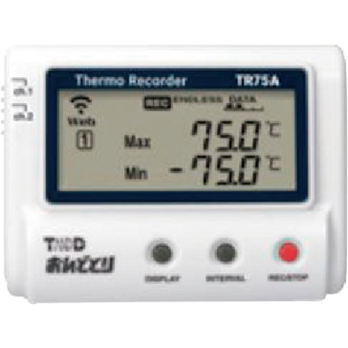 [中断]欧元云兼容USB连接数据记录器温度2CH热电偶类型（无线LAN）
数据记录器 TR75A