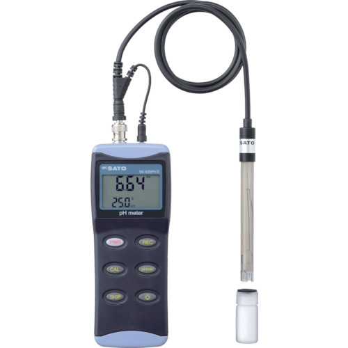 [停产] Sato方便的pH仪表SK-620PH2（带有标准传感器PHP-31）6435-00
方便的型数字pH仪表 SK-620PH2-6435-00