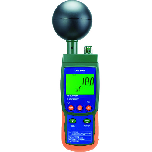 [中断]自定义数据记录器热程措施
WBGT监视器 HI-2000SD