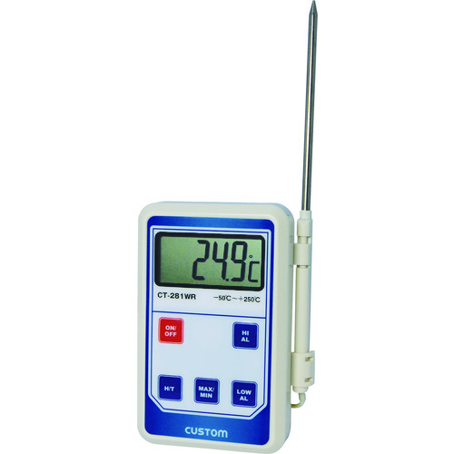 [停产]自定义热敏电阻温度计
数字温度计 CT-281WR