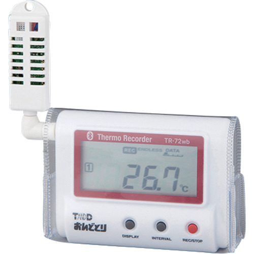 [停止]作为温度和湿度记录仪TR-72WB， 4-383-11