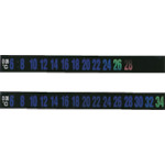 [停产]绿十字数字热胶带（热显示材料）-20-0&deg;C D-M20 10x92mm 30件套件
温度计标签 270106